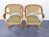 Pair of Maison Drucker Rattan Bistro Chairs