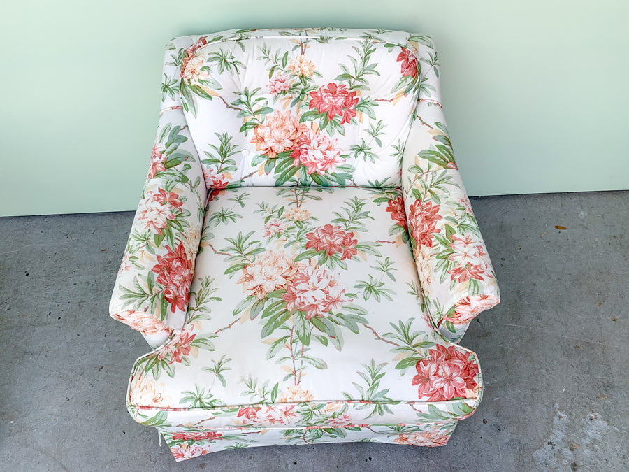 Pair of Granny Chic Upholstered Chairs