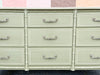 Seafoam Faux Bamboo Dresser