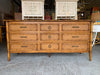 Thomasville Natural Faux Bamboo Dresser