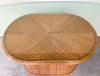 Island Style Rattan Oval Dining Table