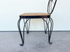 Shell Chic Wrought Iron Chair