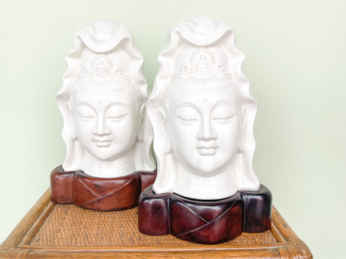 Pair of Maitland-Smith Buddha