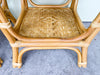 Pair of Woven Rattan Side Tables