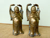 Pair of Brass Buddahs