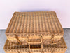 Set Of Four Rattan Suitcases