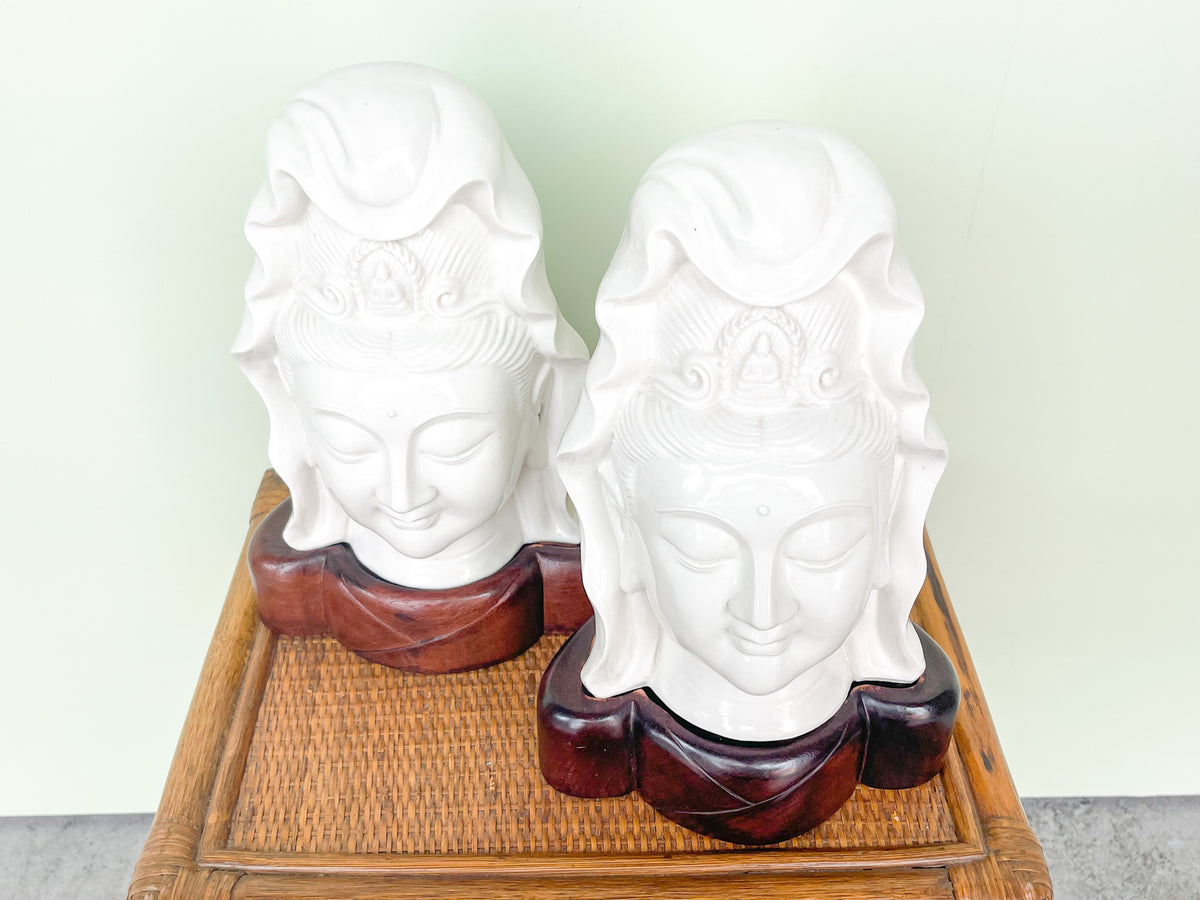 Pair of Maitland-Smith Buddha