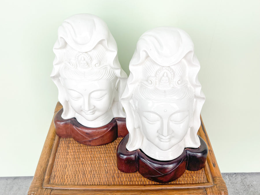 Pair of Maitland-Smith Buddha