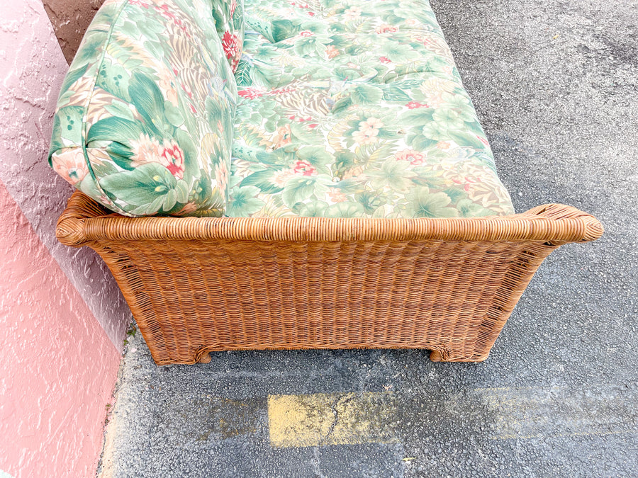 Island Chic Wicker Sofa