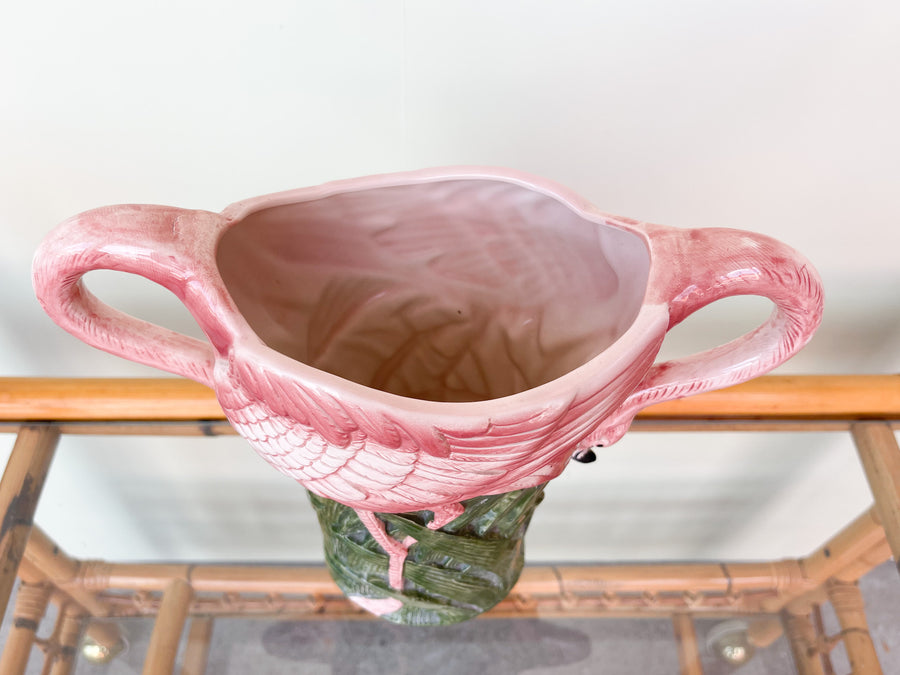 Fab Fitz and Floyd Flamingo Vase