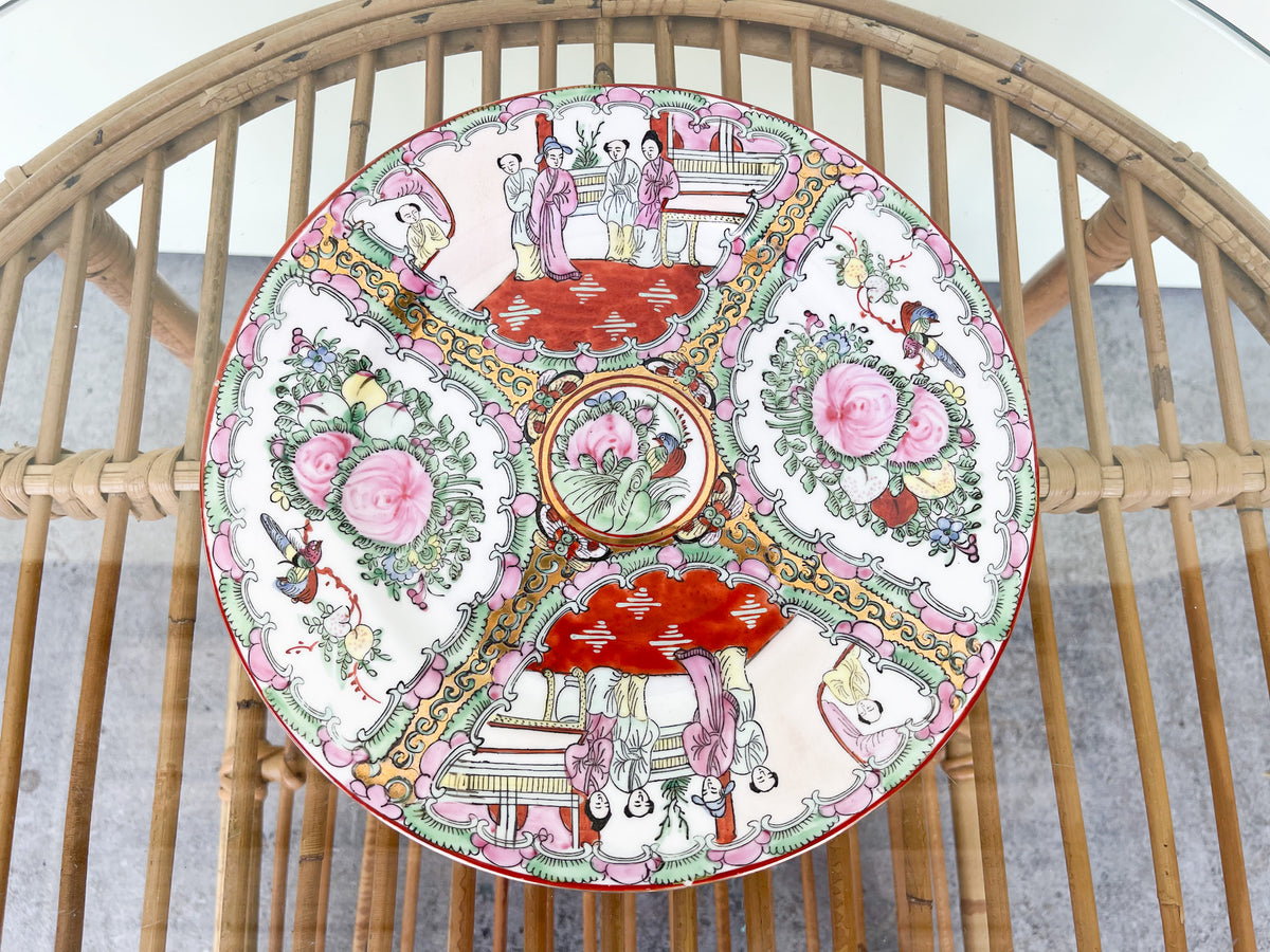 Rose Medallion Style Plate