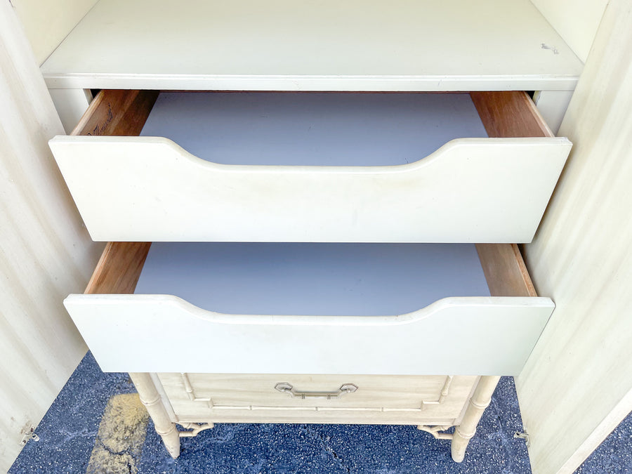 Warehouse Wednesday Sale: Faux Bamboo Thomasville Cabinet