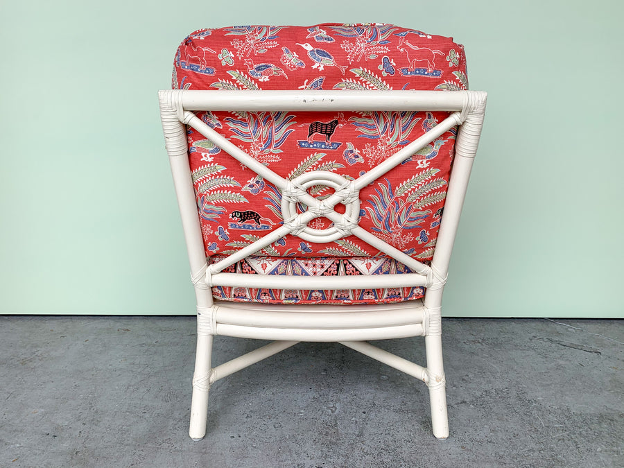 Pair of Rattan McGuire Lounge Chairs