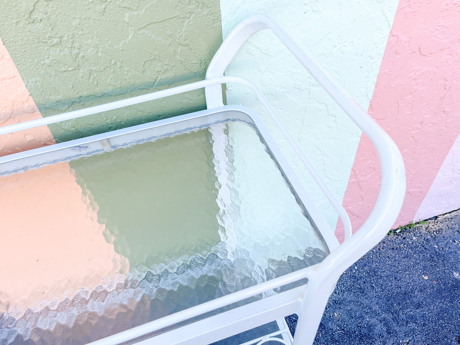 70s Chic Outdoor Bar Cart