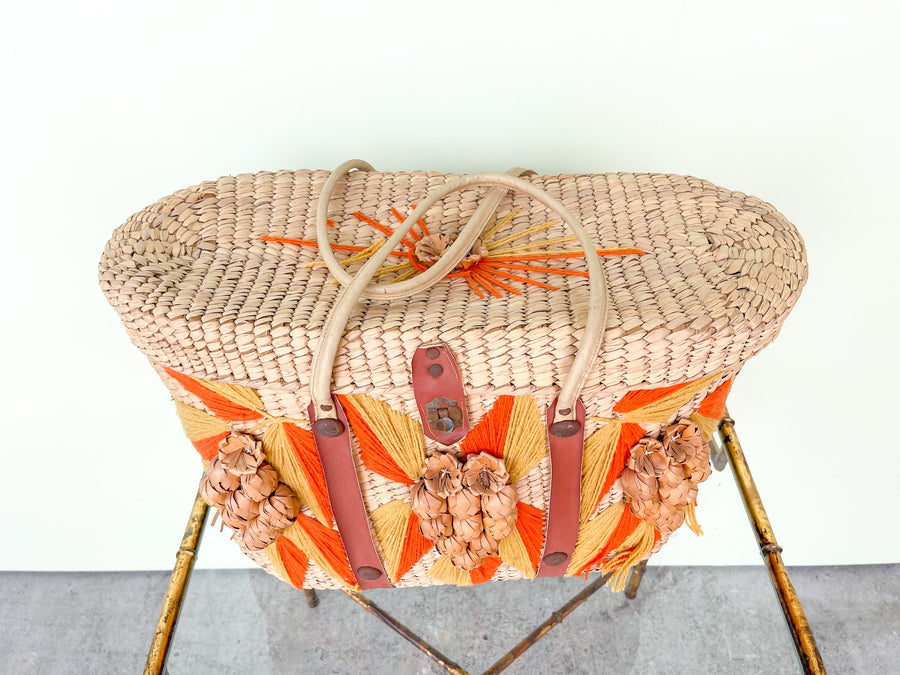 Island Chic Raffia Bag