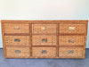 Rattan Braided Triple Dresser