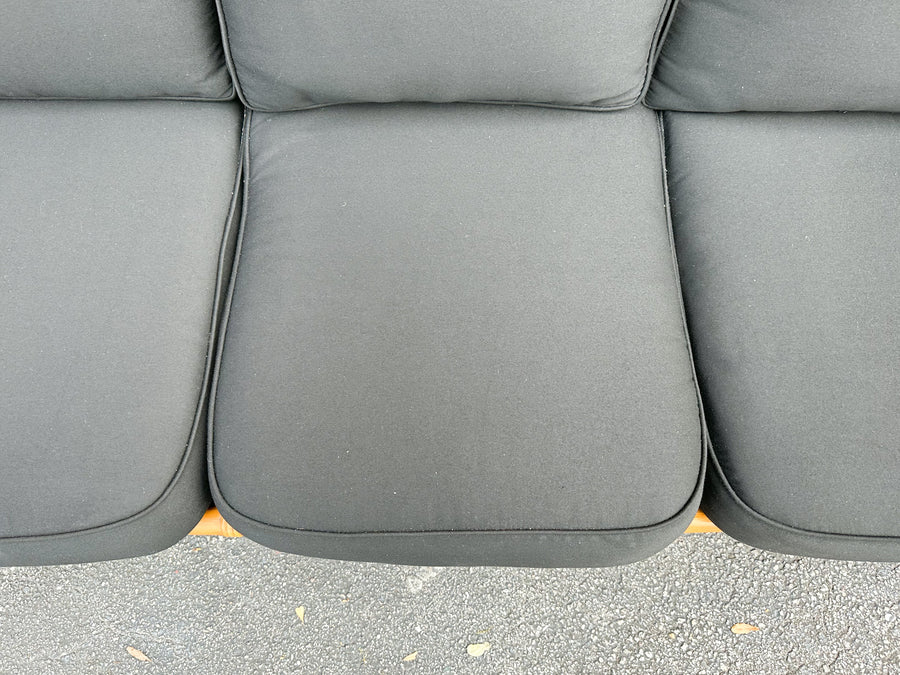 Horseshoe Style Rattan Sofa