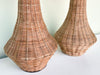 Pair of Cute Wicker Lamps