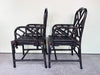 Pair of Modern Chippendale Arm Chairs