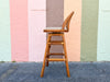 Set of Four Coastal Rattan Bar Stools