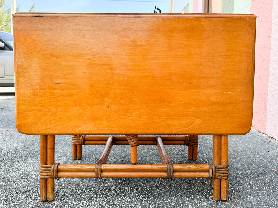 Heywood Wakefield Ashcraft Drop Leaf Dining Table