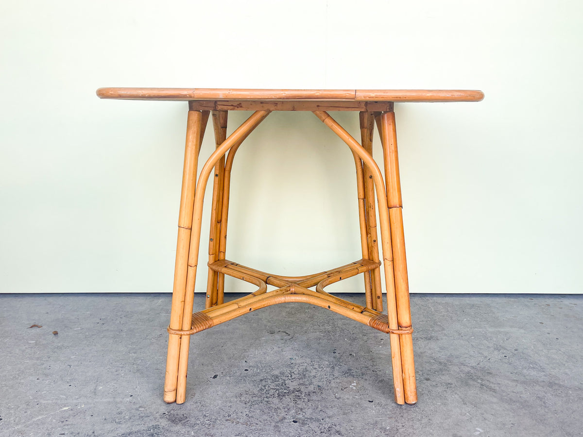 Warehouse Wednesday: Old Florida Rattan Game Table