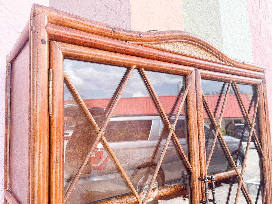 West Indies Style Rattan Cabinet