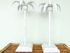 Pair of Tole Palm Tree Lamps