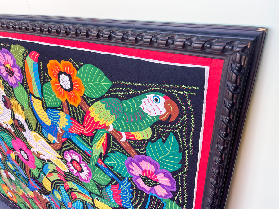 Warehouse Wednesday Sale: Handmade Tropical Bird Tapestry