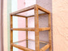 Parsons Style Rattan Wrapped Etagere