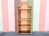 Rattan Chippendale Pagoda Etagere