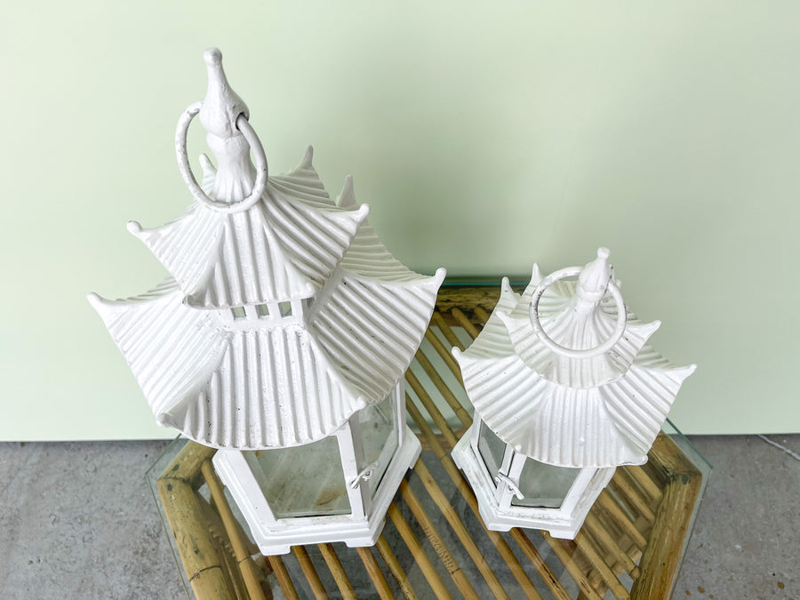 Pair of Pagoda Lanterns