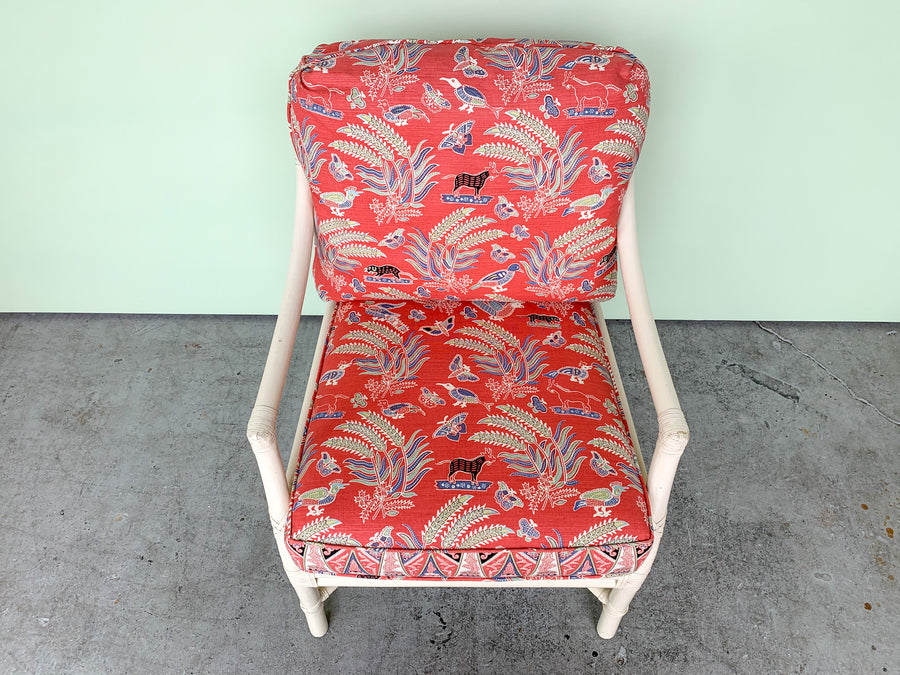Pair of Rattan McGuire Lounge Chairs