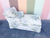 Summer Chic Hydrangea Upholstered Chaise