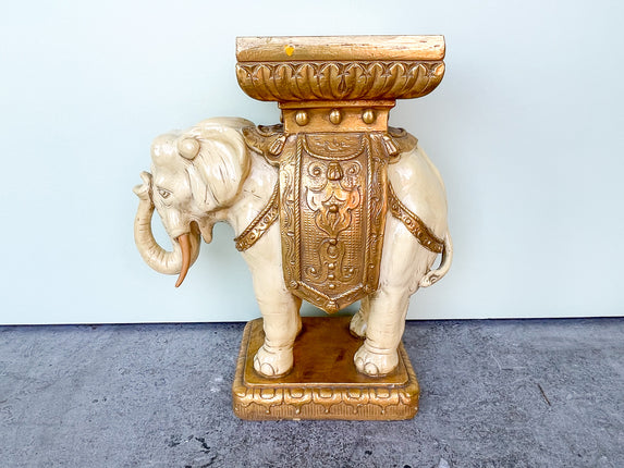 Fancy Gold Elephant Garden Seat