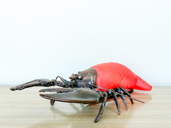 Lobster Lover Brass Lamp