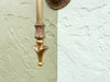 Pair of Brass Candle Wall Sconces