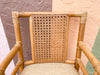 Rattan and Cane Desk Chair