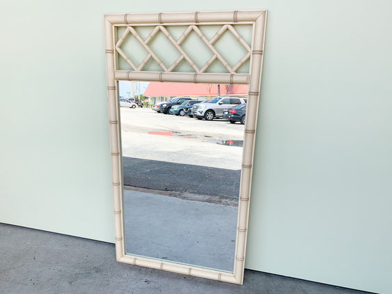 Faux Bamboo Chippendale Mirror