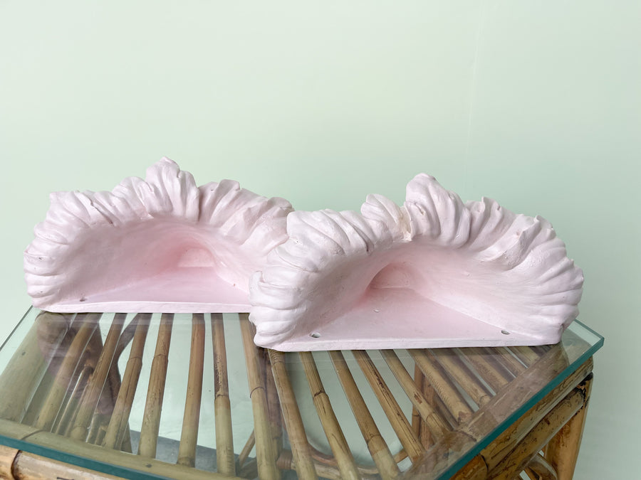 Pair of Flower Wall Pockets