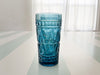 Set of Eight Ocean Blue Glassware