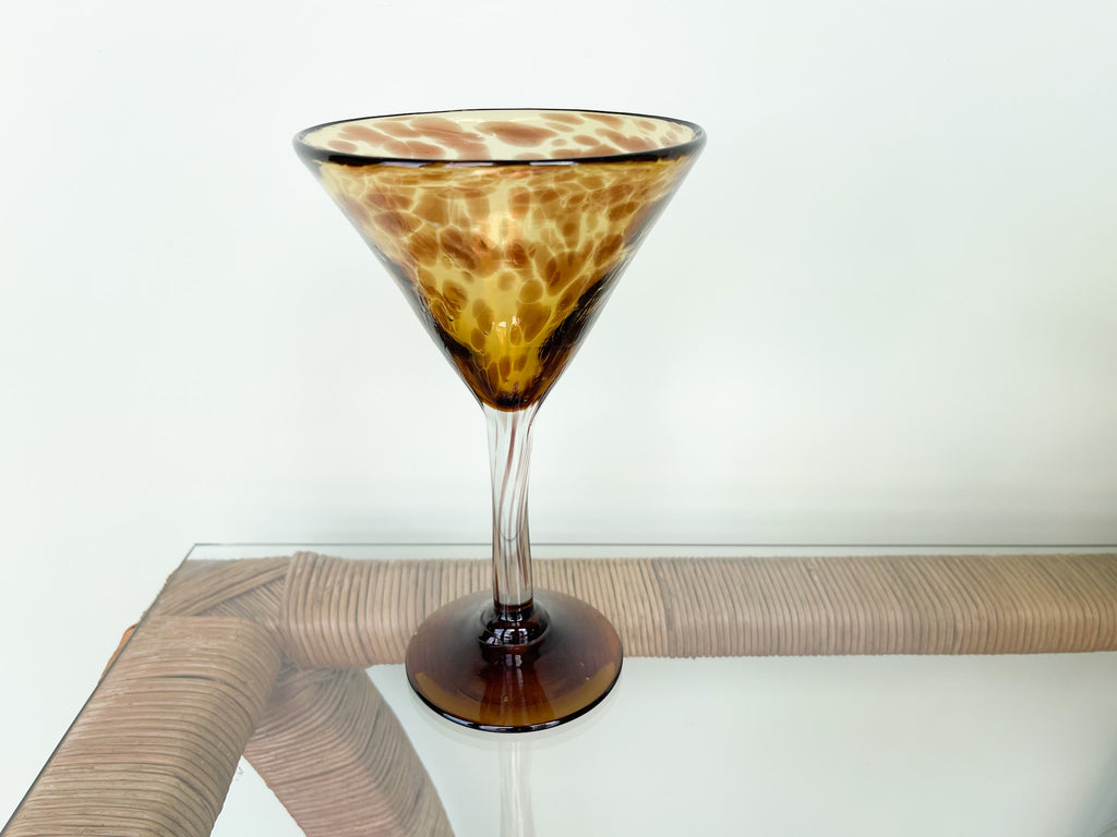 Tortoiseshell Glass Cocktail Set - Tortoiseshell