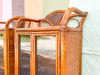 Pair of Island Style Rattan and Seagrass Cabinets