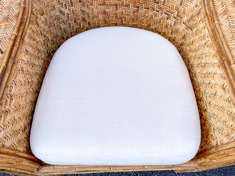 Pair of Ralph Lauren Rattan Lounge Chairs