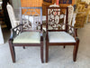 Pair of The Breakers Fretwork Arm Chairs