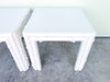 Pair of Faux Bamboo End Tables