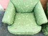 Pair of Green Butterfly Upholstered Chairs