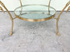 Brass Swan Coffee Table