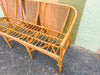 Rattan and Cane Bench