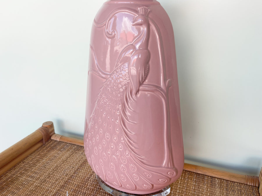 Fab Peacock Lamp